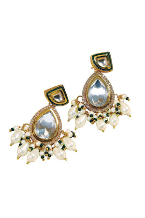 Multi-Color Brass Earring