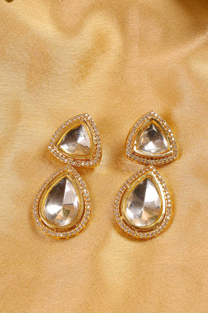 Multi-Color Brass Earring