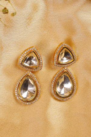 Multi-Color Brass Earring