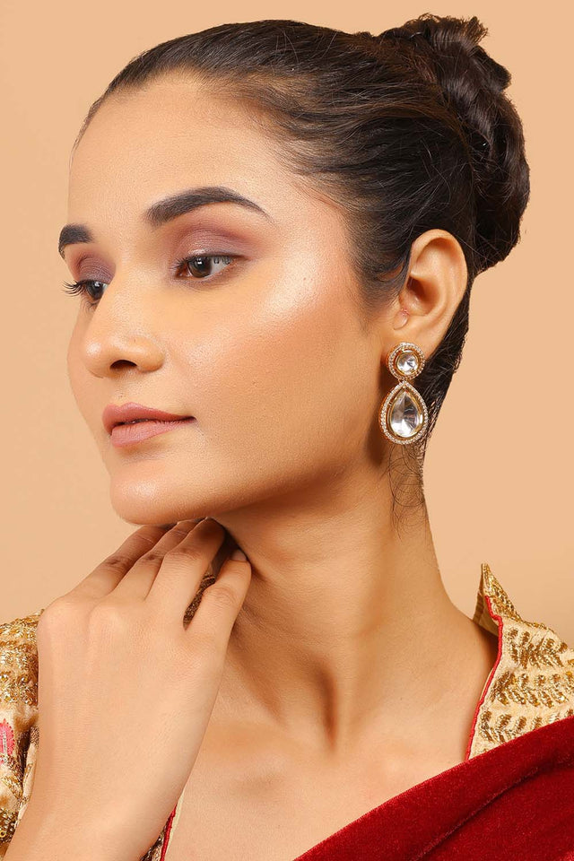 Multi-Color Brass Earring