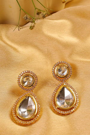 Multi-Color Brass Earring