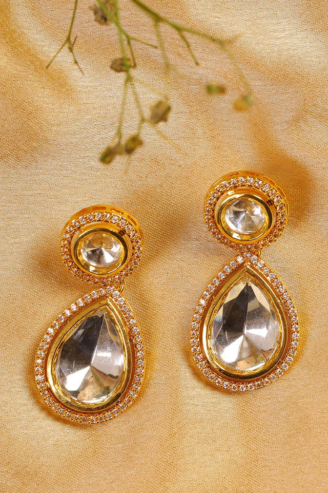 Multi-Color Brass Earring