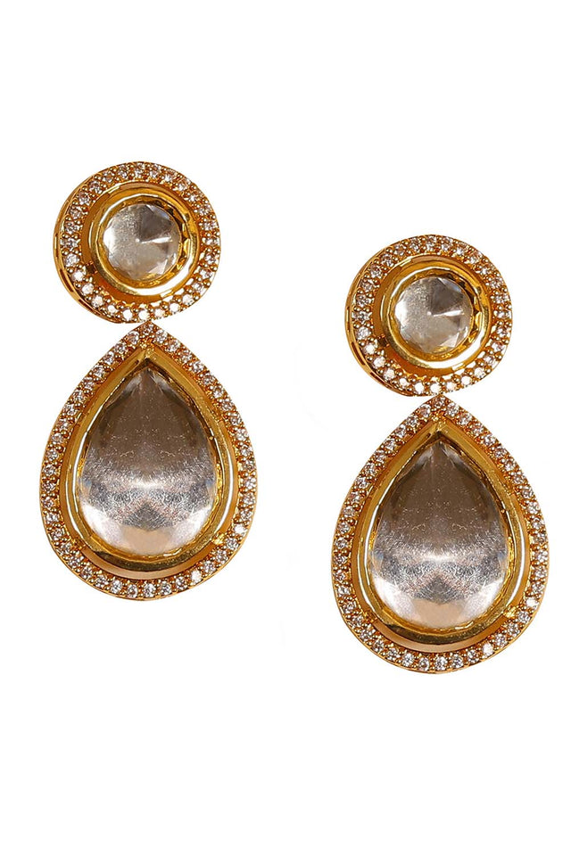 Multi-Color Brass Earring