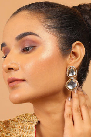 Multi-Color Brass Earring