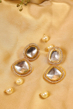 Multi-Color Brass Earring