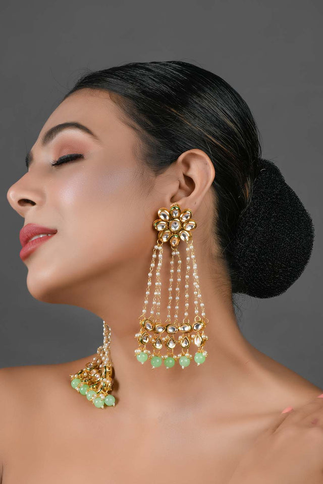 Multi-Color Copper Earring