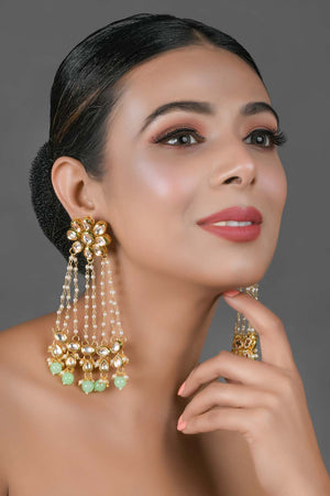 Multi-Color Copper Earring