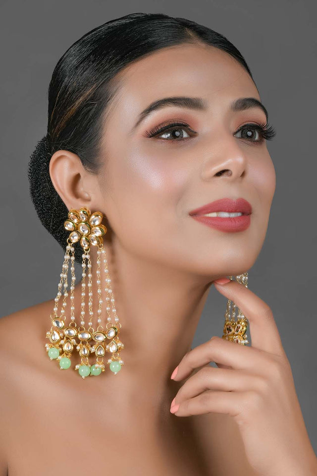 Multi-Color Copper Earring