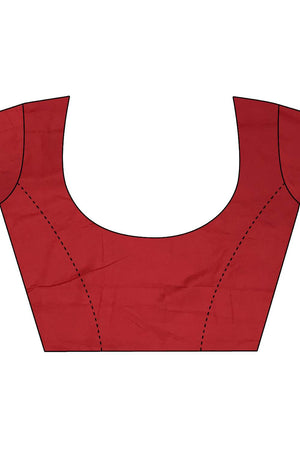 Red Kanjivaram Woven Banarasi Silk Saree (JK13105)