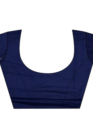 Royal Blue Kanjivaram Woven Banarasi Silk Saree (JK13107)