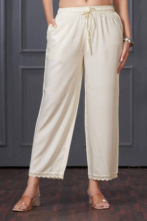 Green Floral Printed Rayon Kurti Pant Set