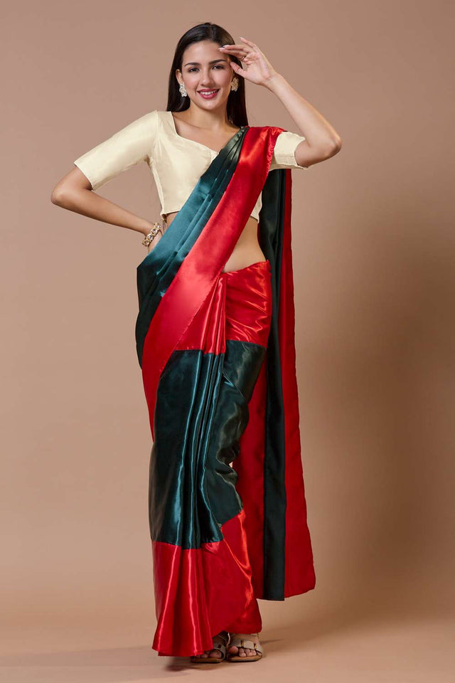 White Solid Silk Sweetheart Neck Blouse