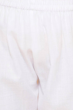 Boy's Green Woven Silk Kurta Set