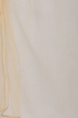 Girl's Peach Solid Silk Lehenga