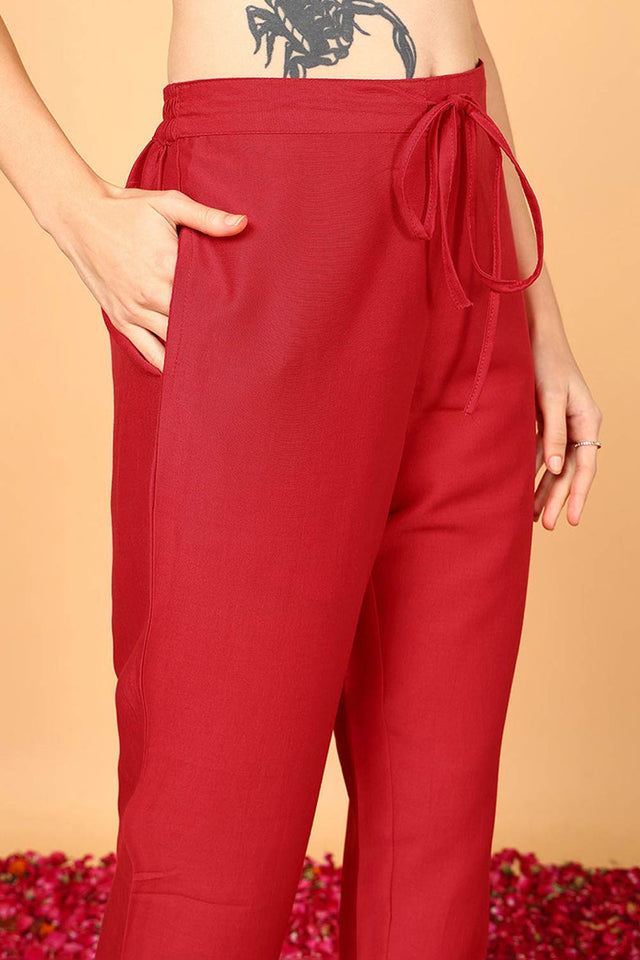 Grey Cotton Floral Straight Kurti