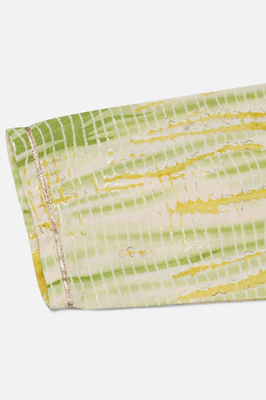 white Rayon Round Neck Kurti