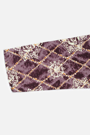 Purple Rayon Round Neck Kurti