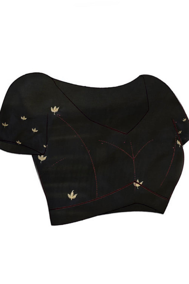 Pink Stone Embossed Silk Blend Saree (RBMPBZ6C3762)