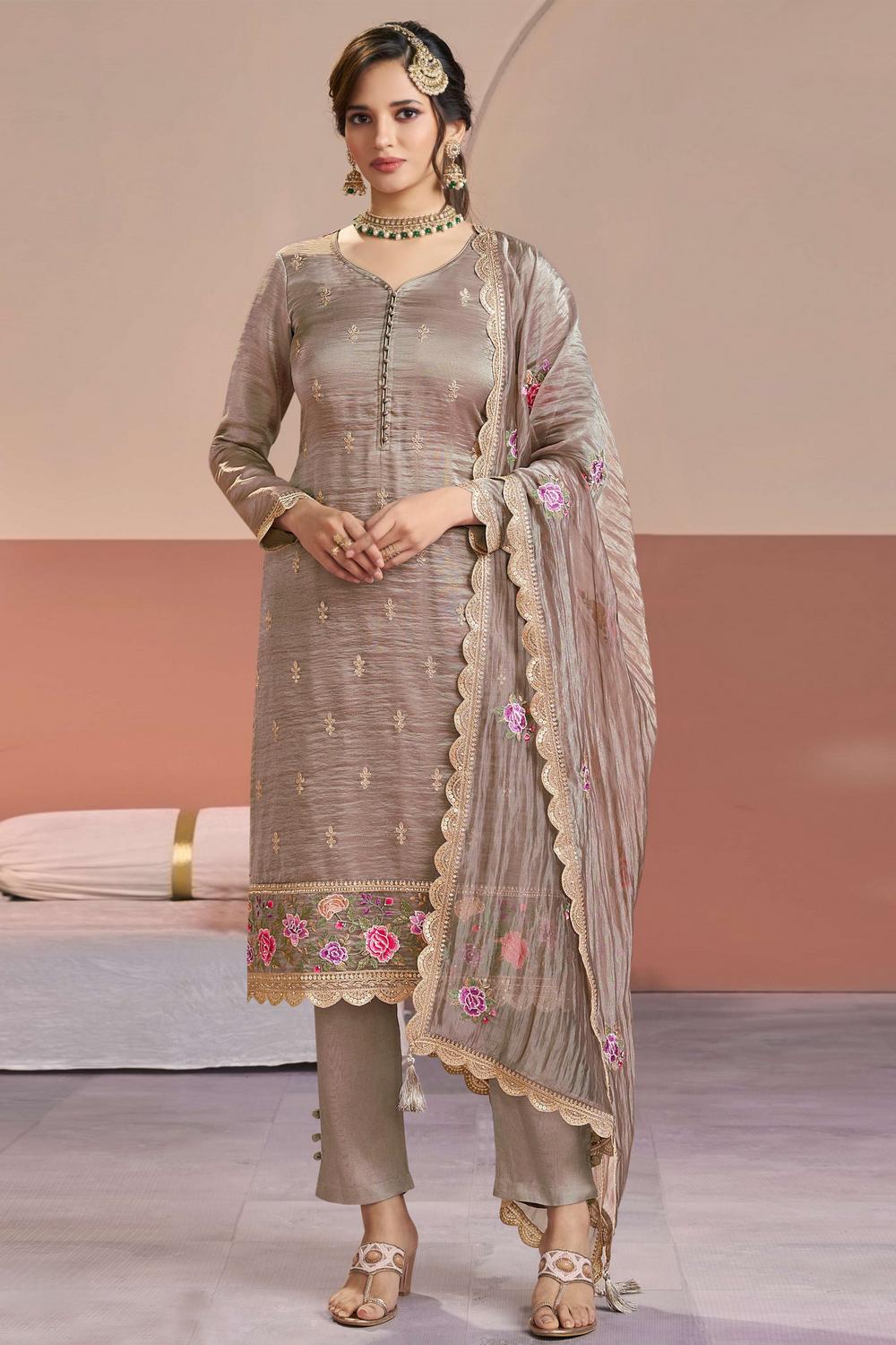 dress kurta ladies Indian Cotton Salwar Kameez With Dupatta Set Kurti Pant Suit Women This blend ensures that the outfit remains light and airy ideal for warmer climates and long wear throughout the day Buy Designer Indian Kurti &