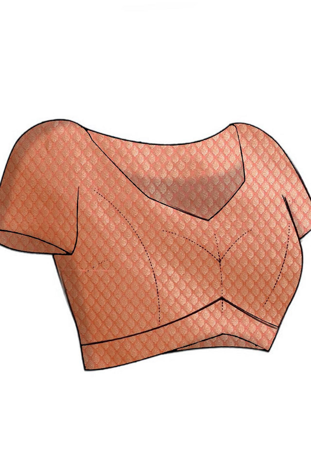 Pink Woven Silk Blend Saree (ROMPPD6C3765)
