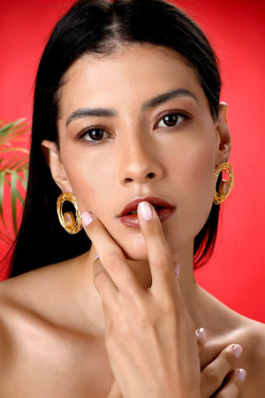 Multi-Color Alloy Earring