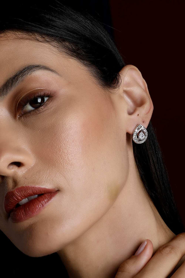 Silver Alloy Earring