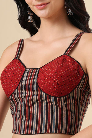 Multi color Printed Cotton Blouse (SUMR-012-MULT)