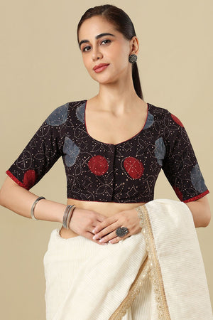 Multi Color Printed Cotton Blouse (SUMR-023-MULT)
