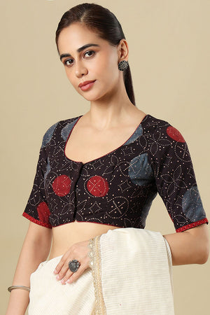 Multi Color Printed Cotton Blouse (SUMR-023-MULT)