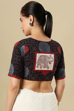 Multi Color Printed Cotton Blouse (SUMR-023-MULT)