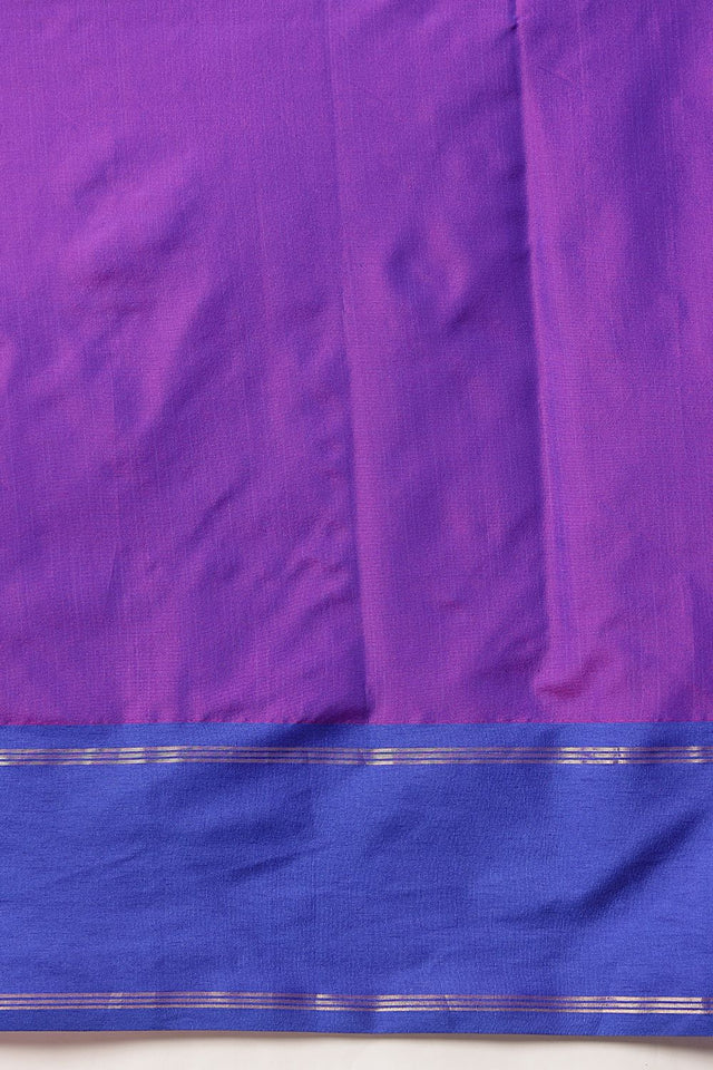 Blue Solid Art Silk Saree (SZ-AURA8-BU-3170)