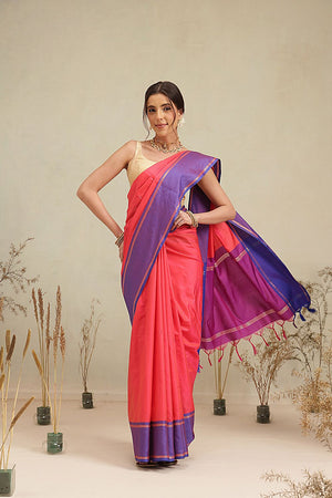 Red Solid Art Silk Saree (SZ-AURA8-RD-3168)