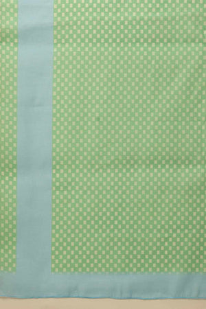 Olive Chanderi Printed Cotton  Saree