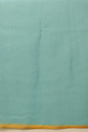 Green Chanderi Printed Cotton  Saree