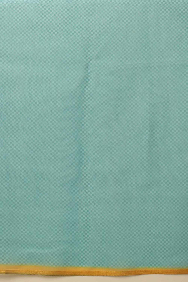 Green Chanderi Printed Cotton  Saree