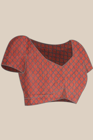 Multi-Color Chanderi Printed Cotton  Saree