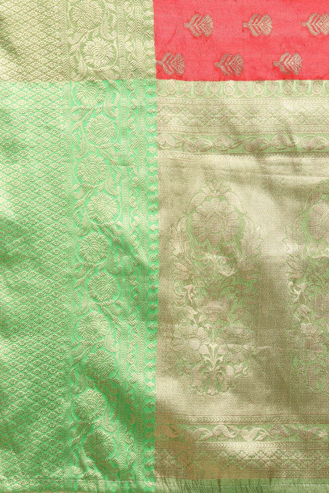 Red Woven Kanjivaram Silk Saree