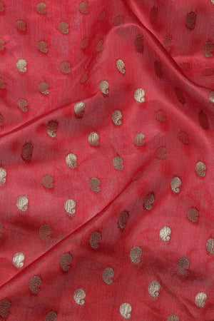 Red Woven Kanjivaram Silk Saree