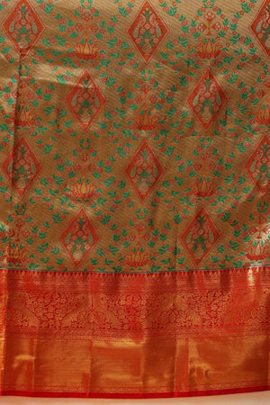 Grey Banarasi  Pure Silk Woven Saree