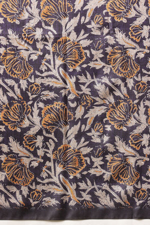 Blue Ajrakh Printed Art Silk Saree (SZ-DGAJRAKH-3285)