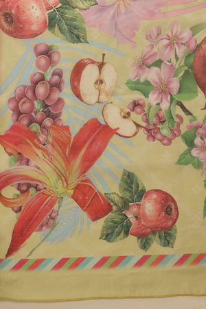 Blue Banarasi Abstract Printed Silk  Saree