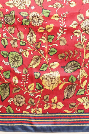 Pink Kalamkari Printed Silk Saree (SZ-DGGIA-PN-3221)