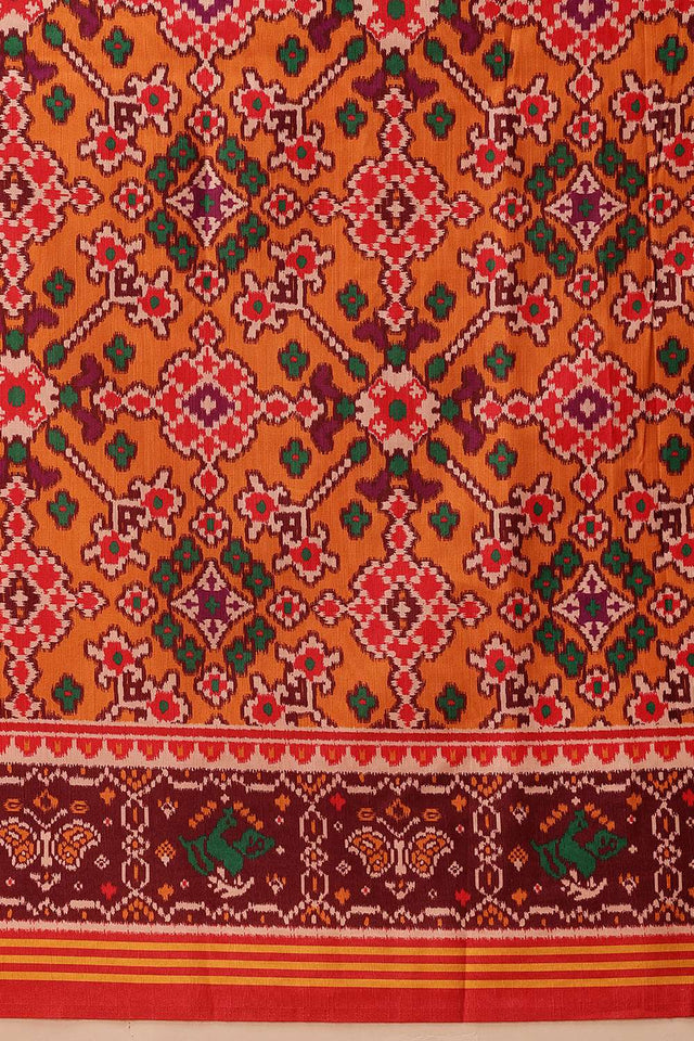 Multi Color Digital Printed Soft Silk Saree