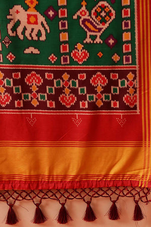 Multi Color Digital Printed Soft Silk Saree