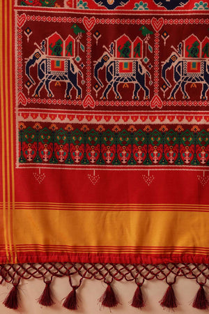 Multi Color Digital Printed Soft Silk Saree