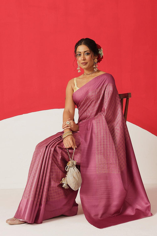 Pink Printed Silk Saree (SZ-DGMAYA-2547)
