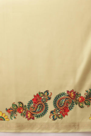 Beige Printed Art Silk Saree (SZ-DGMAYLI-BE-3005)