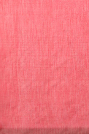 Red Cotton Zari Tissue Printed Saree