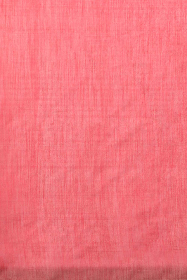 Red Cotton Zari Tissue Printed Saree