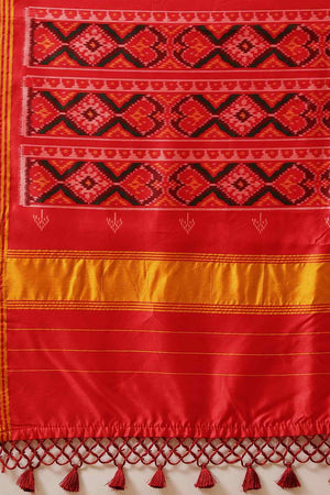 Multi Color Printed Silk Saree